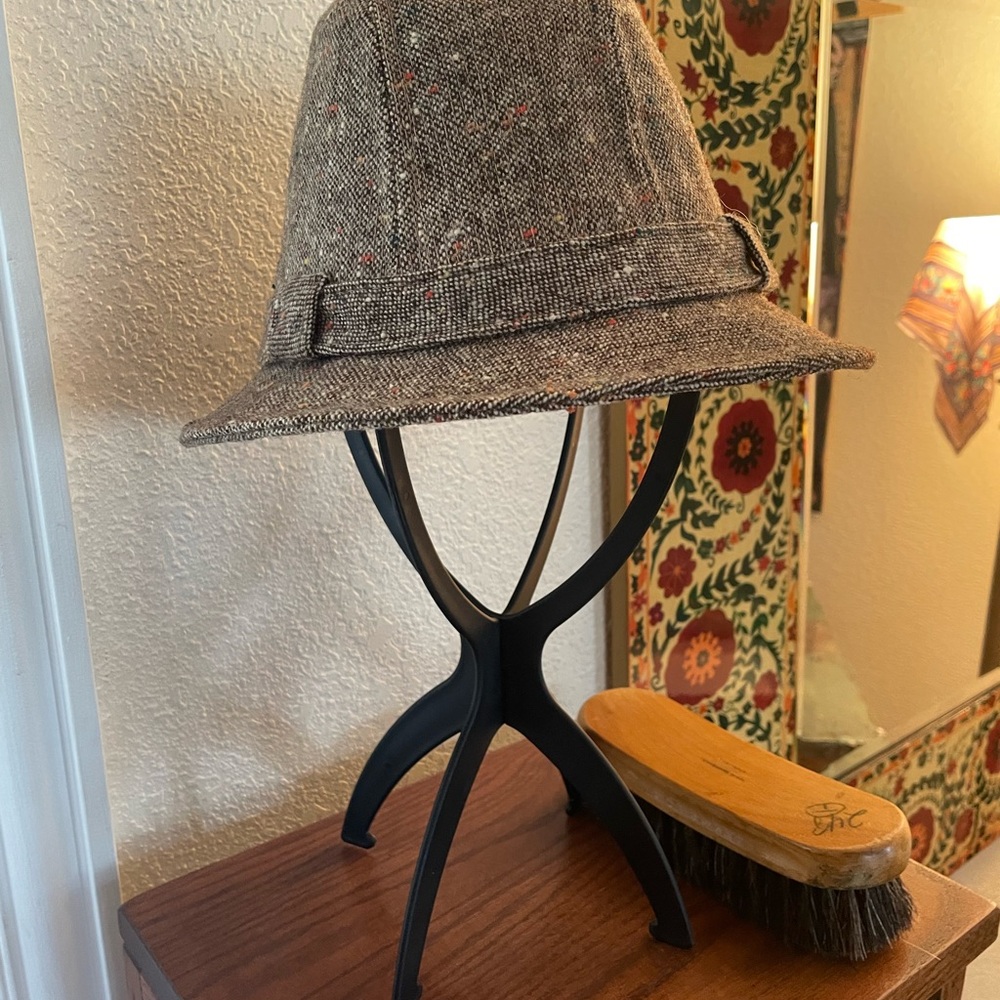 Stetson Tweed Fedora Hat - Picture 3 of 9